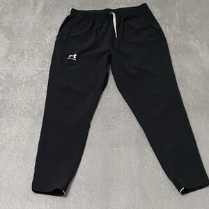 UNDER ARMOUR UA Pants Womens XL Black Accelerate Off-Pitch Joggers Sporty Gym
